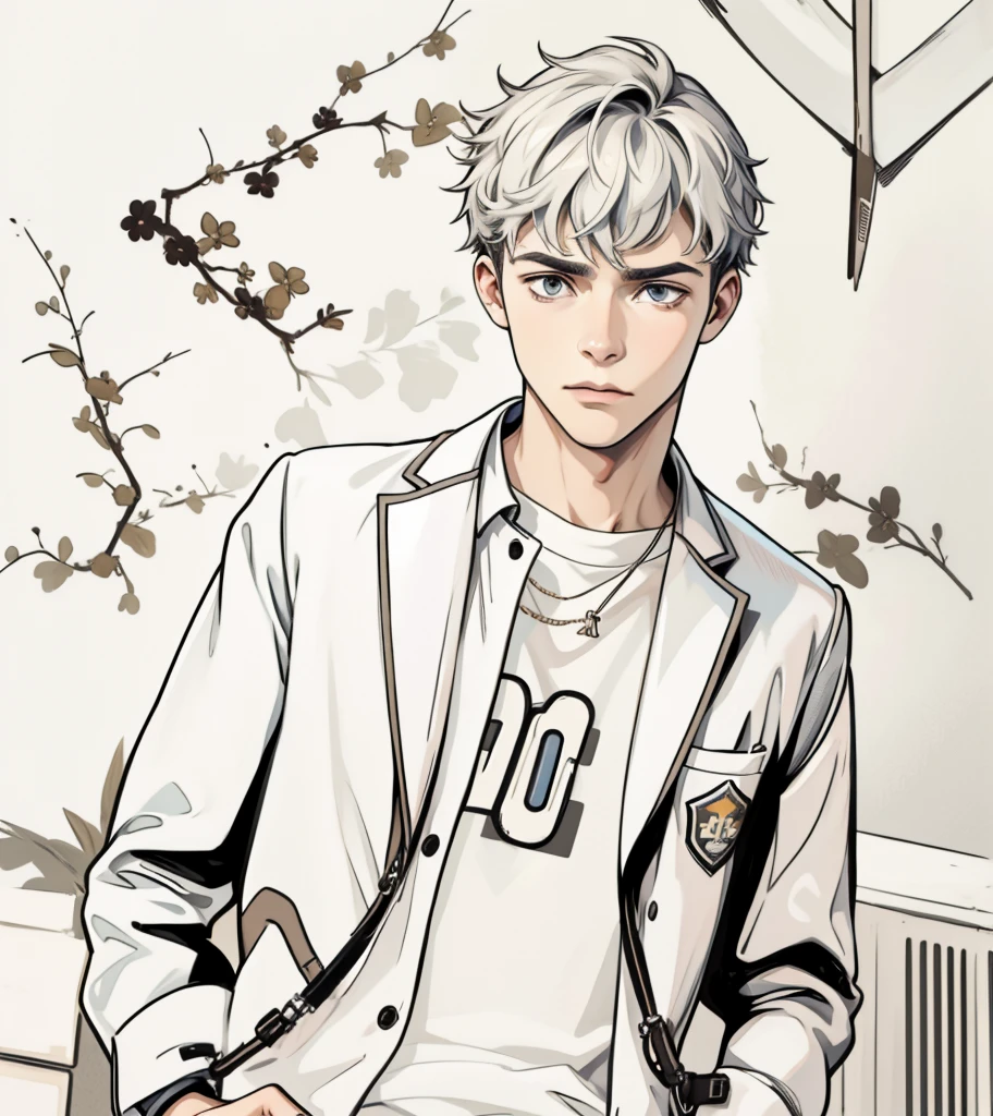 17 year old young man is distrustful and somewhat intrigued