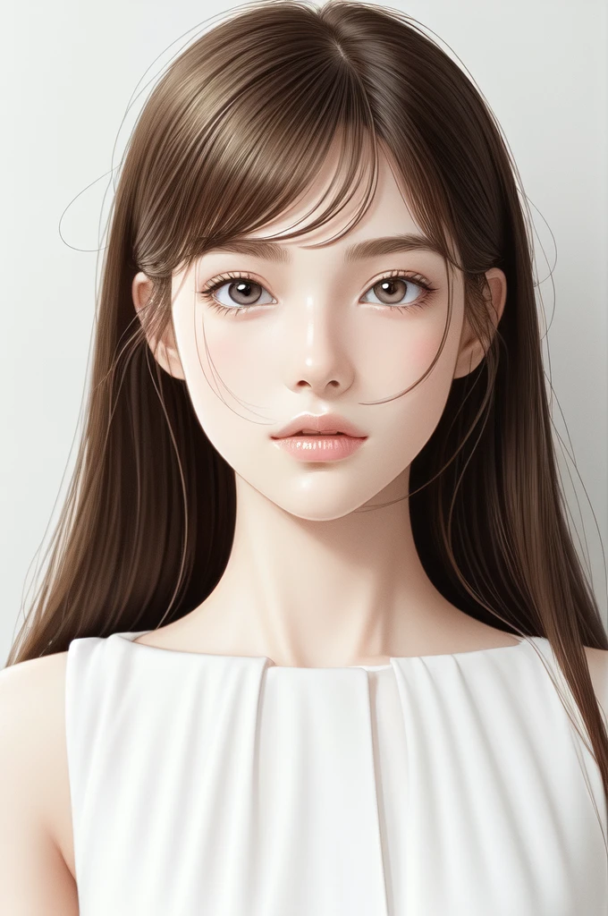 Best image quality,Excellent details,Ultra-high resolution,(Faithfulness:3.4),Best illustrations,Focus on details,One very organized girl,He has a delicate and beautiful face,Beautiful body,Little man's waist,Big breasts and small waist,Long legs,White skin,Rolling Sea,On the beach,In a swimsuit,Sitting pose