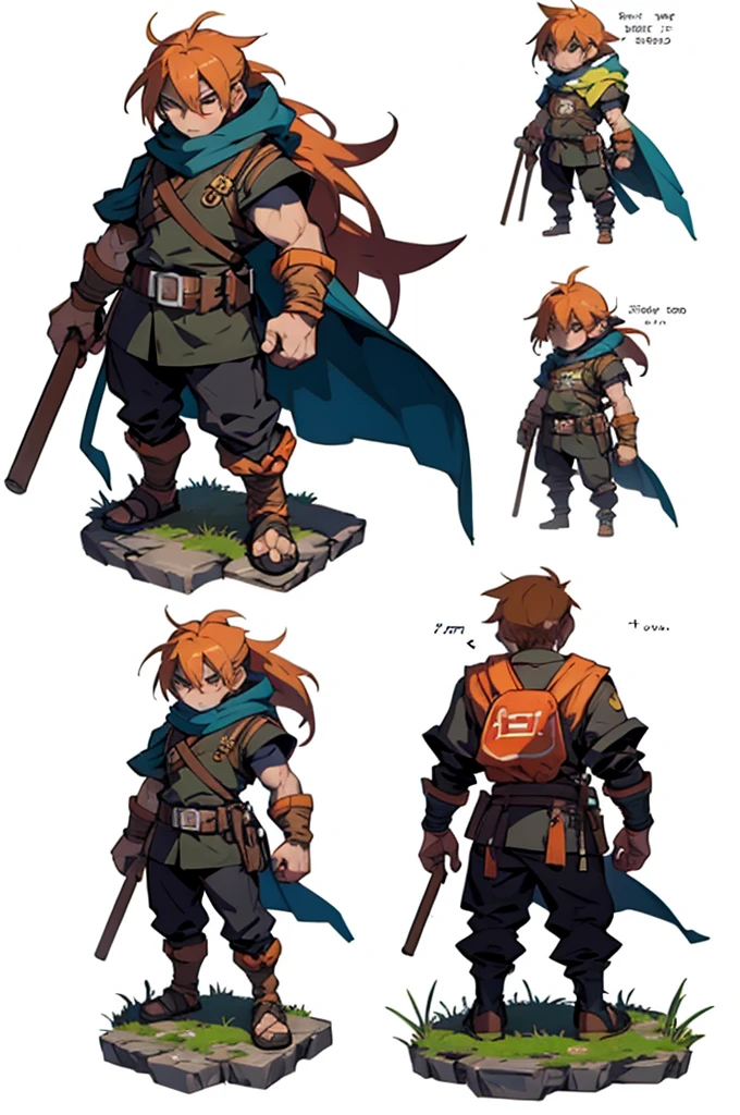 Create 2d sprites of a hero's assets to place in a video game, at various angles, he will be a mix of Captain America from Marvel Comics with Link from the game series The Legend Of Zelda, he uses long sword and shield, He has a mysterious mark on his arm that turns out to be the key to using the Artifact of Harmony., he wears a green combat uniform, Coraggioso, determined, fair, but sometimes impetuous, 16K, best qualityer, fully body!