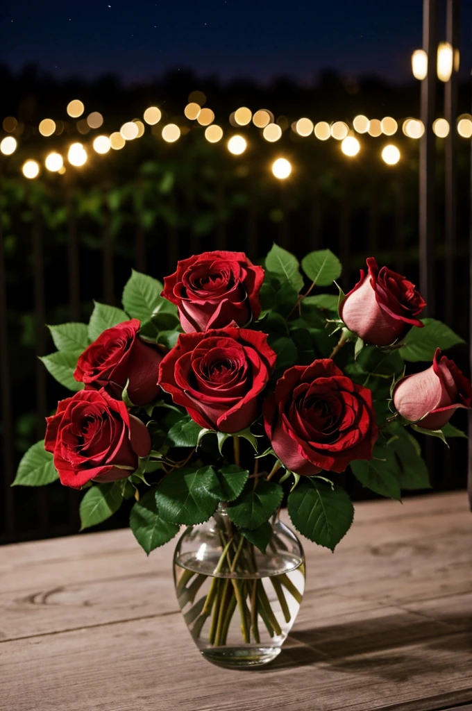 Roses in the night