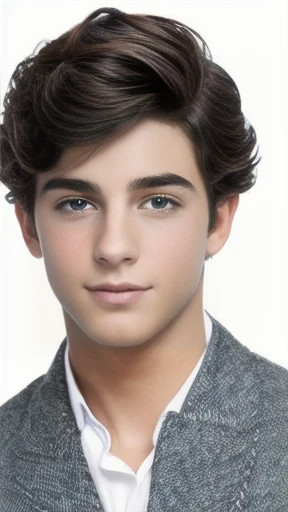 make an young jewish heartthrob focus on the face.