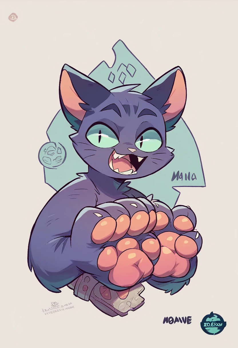 cat paw, (icon), ((logo)), (no humans), simple background, extreme quality, masterpiece, 8k