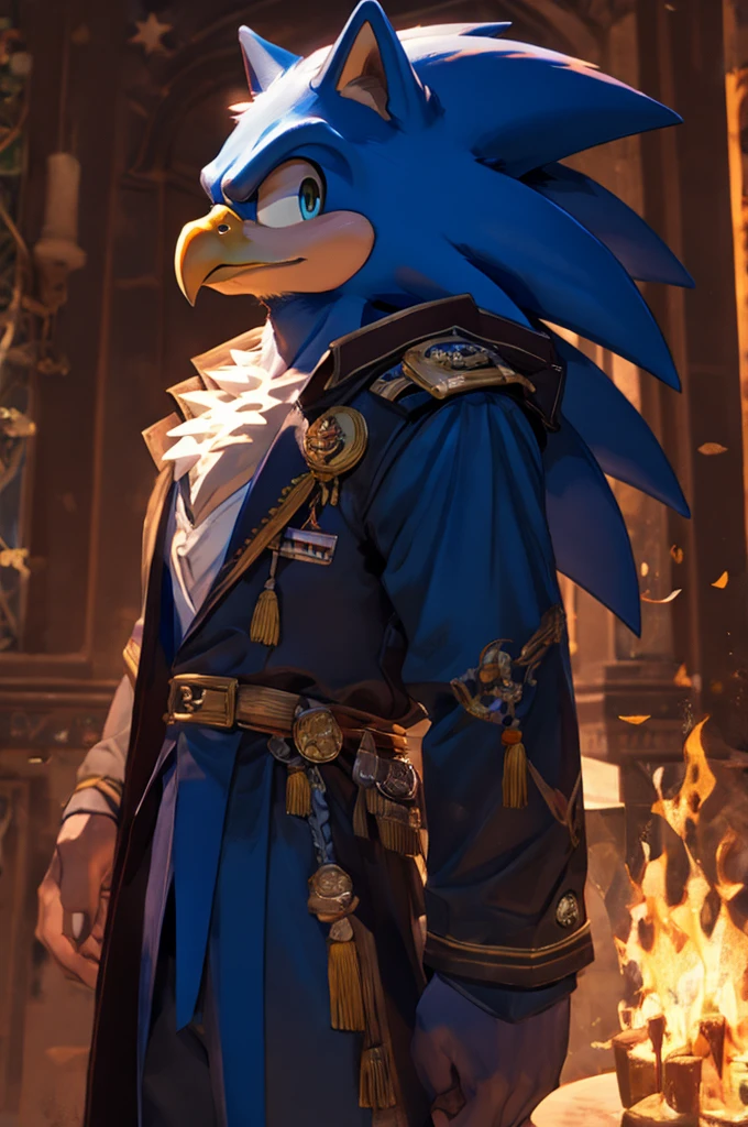 sonic the hedgehog as an eagle