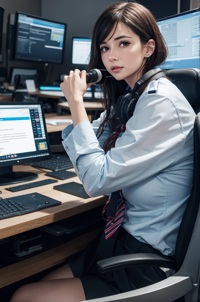 Dispatcher who is giving a lot