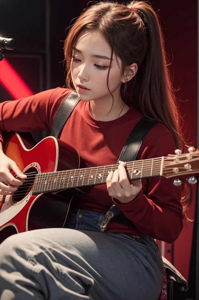 Make a red cover of the song I'm a piranha, without anything too explicit