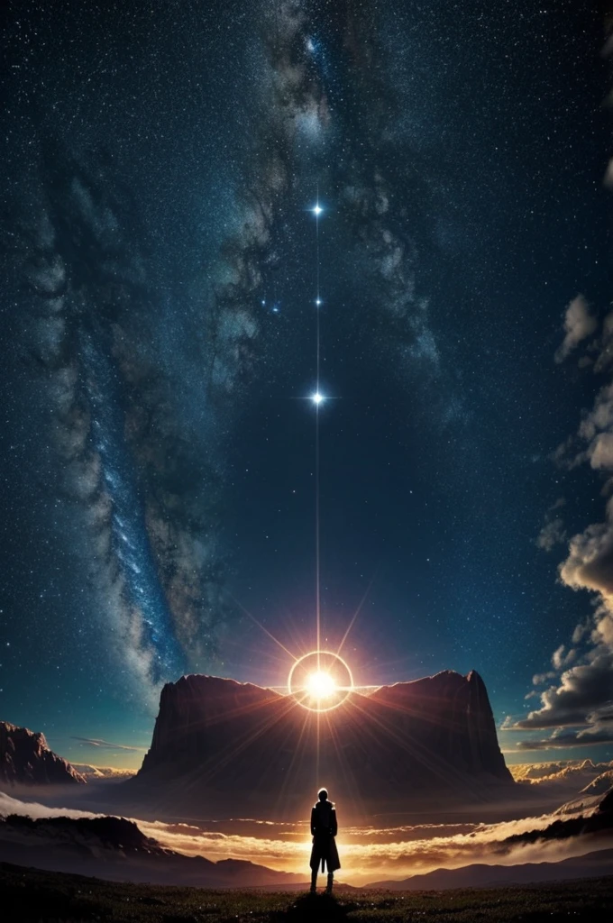 Another beautiful planet in the.universe where powerful gods live in infinity