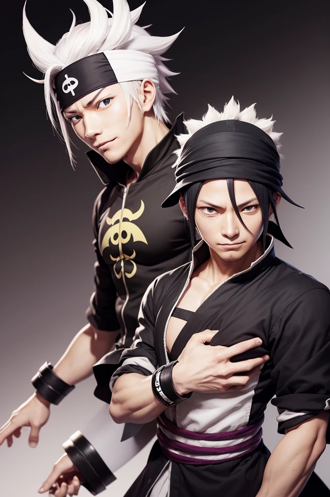 Wallpaper half Zabuza momochi half Sukuna