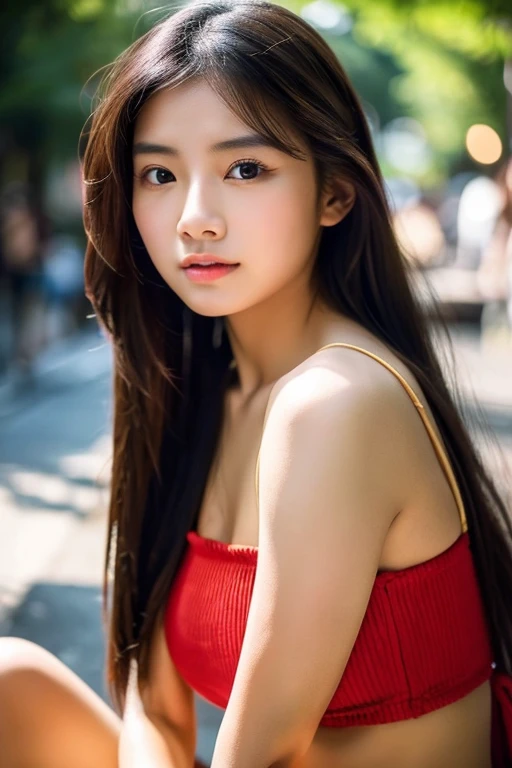 beautiful, Masterpiece, best quality, Very detailed face, perfect light, 1 girl, alone, ผู้หญิงอาราฟเฟ่ สวมเสื้อยืดกางเกงยีนส์ long hair long hairสลวยปลิวขึ้น, Southeast Asians with round faces, Large bust measures 38 inches., Warm light, morning sun, long hair,black eyes,abdominal muscles, ร่างกาย beautifulงามแข็งแรง, thick hips, rounded chest, (digital painting, HDR, high contrast), 3d, 8K, 45,000,000 pixcls,Asian girl, Gorgeous Chinese model, Japanese model, ผู้หญิงเอเชียที่beautifulงาม, Japanese goddess, หญิงสาวที่beautifulมาก, หญิงสาวที่beautifulงาม, ผู้หญิงที่beautifulมาก, น่าดึงดูดและbeautifulงาม, sexy girl, Asian girl, นางแบบสาวbeautiful, jaw-dropping beauty, Bright face,