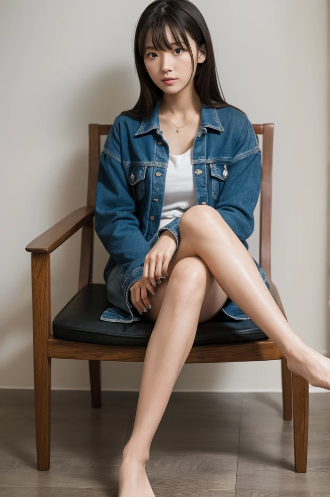 Sitting with legs crossed