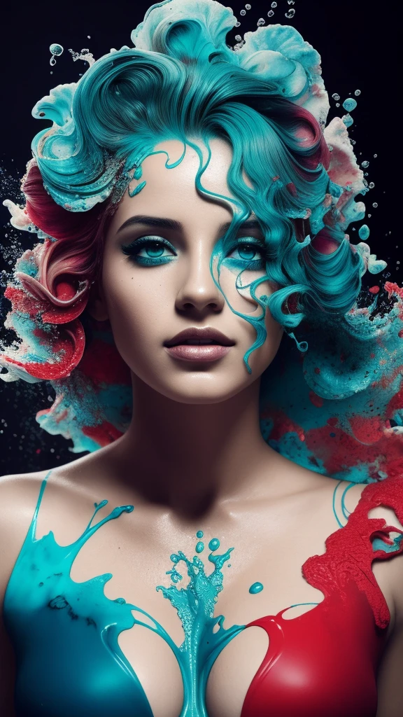 Alberto seveso art, water ink, ink water, ink cloud, alberto seveso art, loose painting style, intricate detail, sexy, erotic, cinematic lighting, octane render, 8k render, volumetric lighting