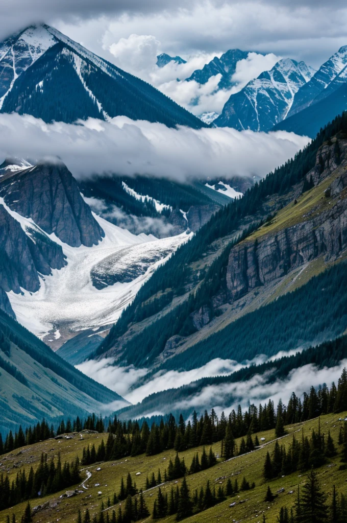 mountain rain