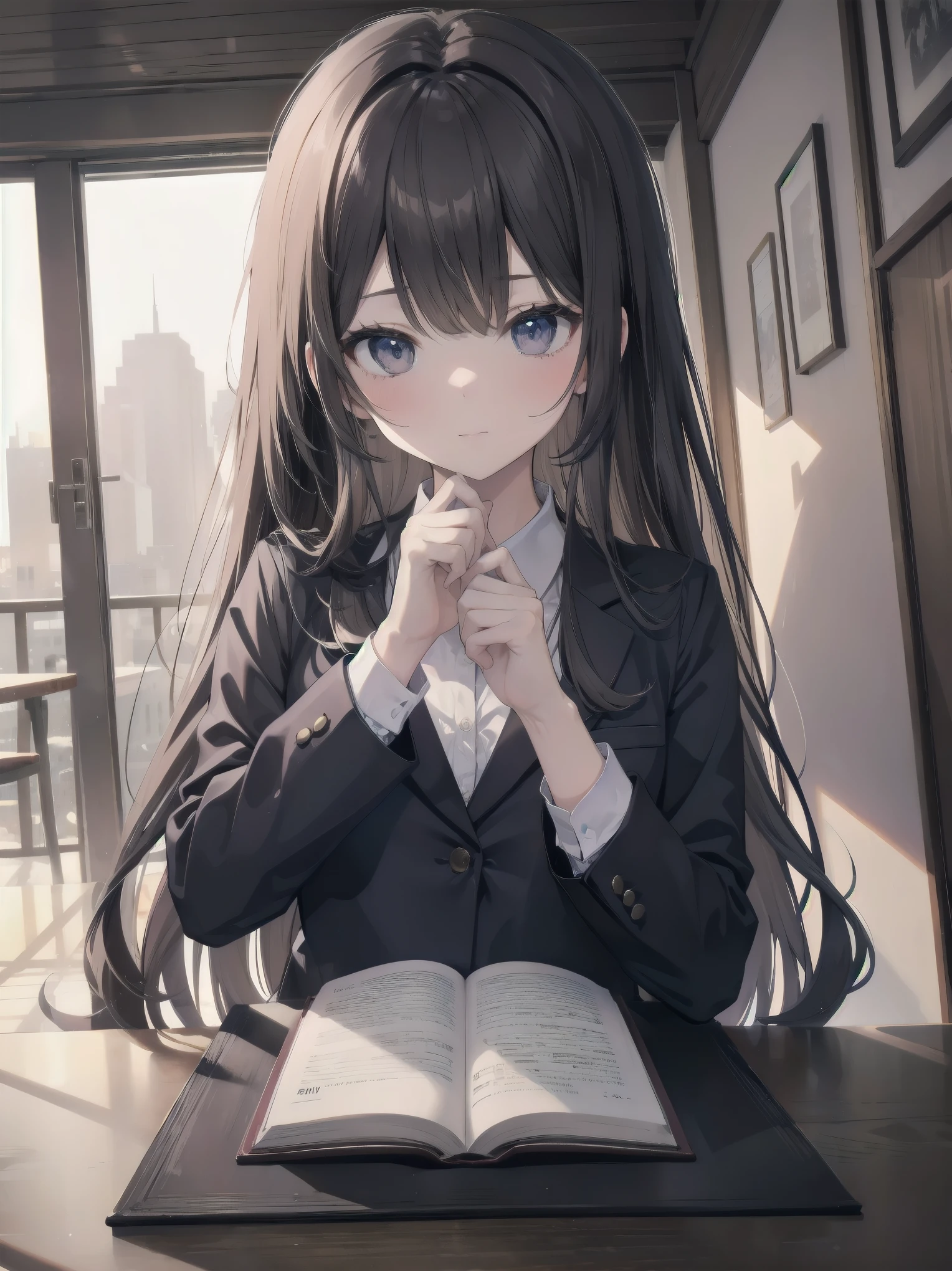 Masterpiece、Cute pose and intelligent lawyer