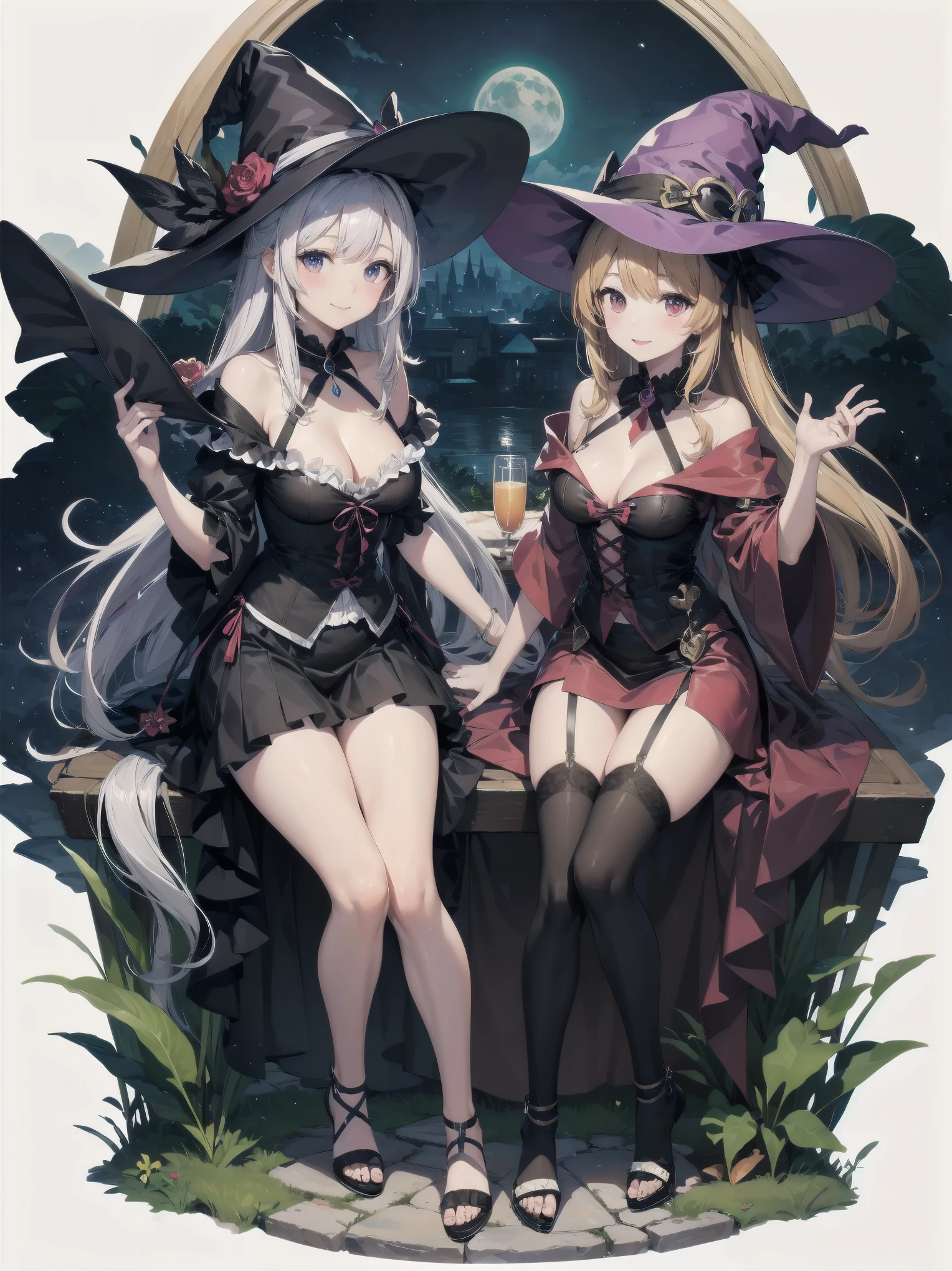 Masterpiece、Happiness Space、Witch sisters in cute poses