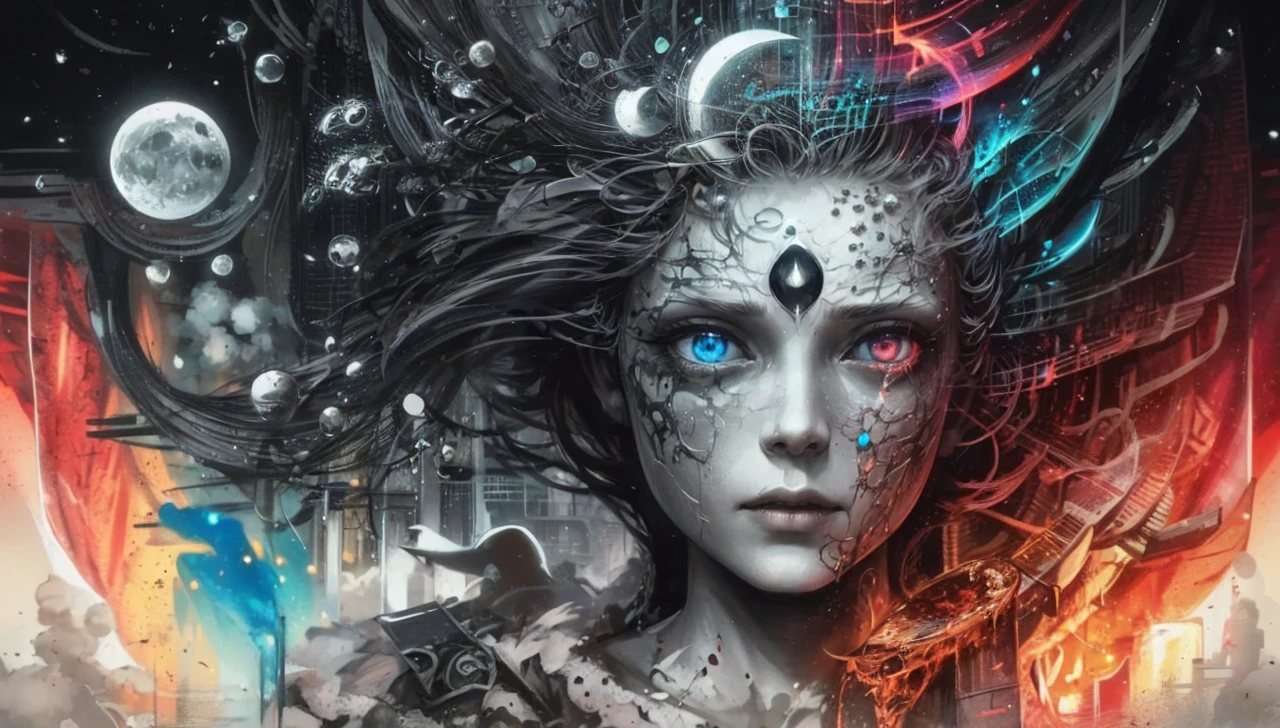 A person transcending the pineal gland