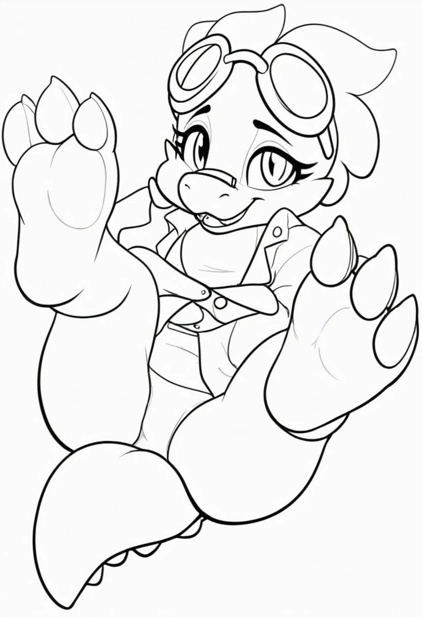 Bub, bubble bobble, green scalie, dimwitdog,rule 34,color a drawing of a cartoon character with glasses on his head, lineal inspired by Károly Brocky, trend on DeviantArt, furry art, thick linear, Thick outlines, young female anthro dragon, lineal simple, thick black linear, antro paw pov art, professional furry drawing, pov furry art, bold linear, diferentes posiciones