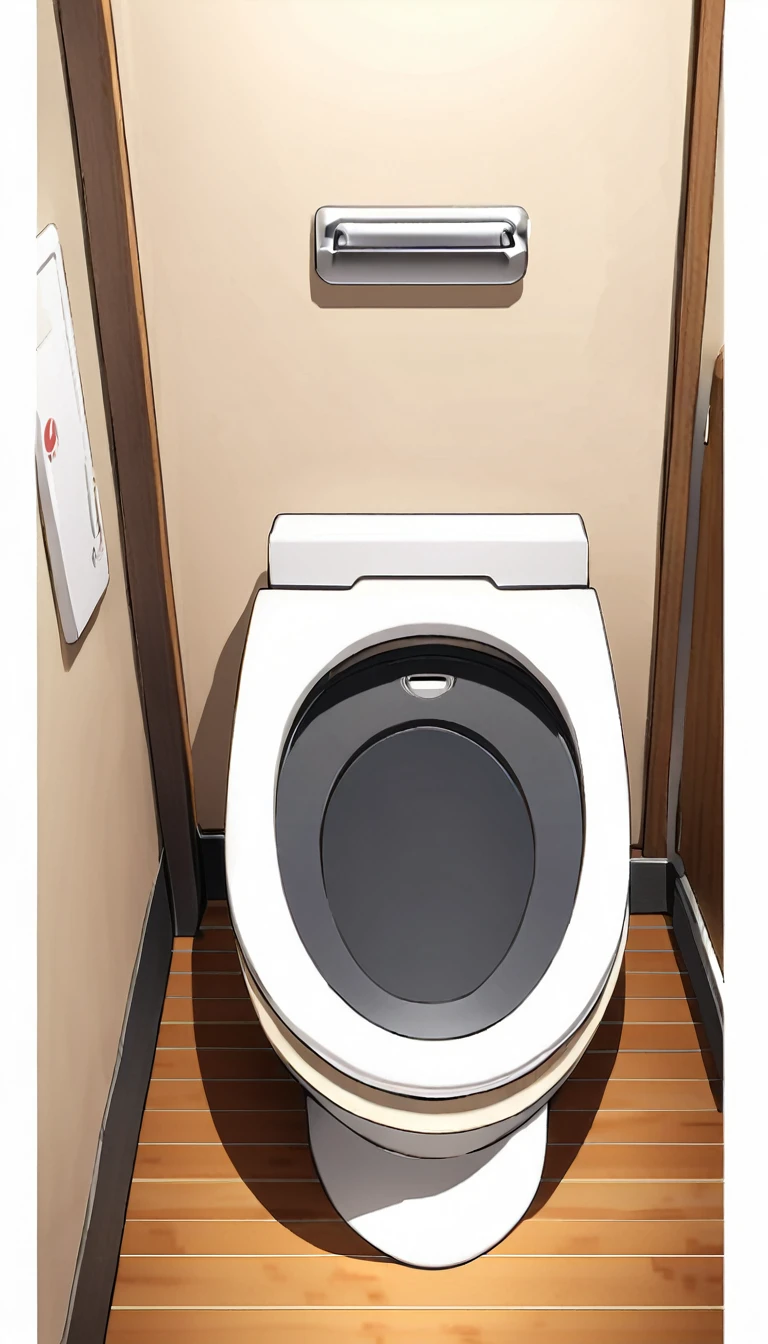 toilet、front