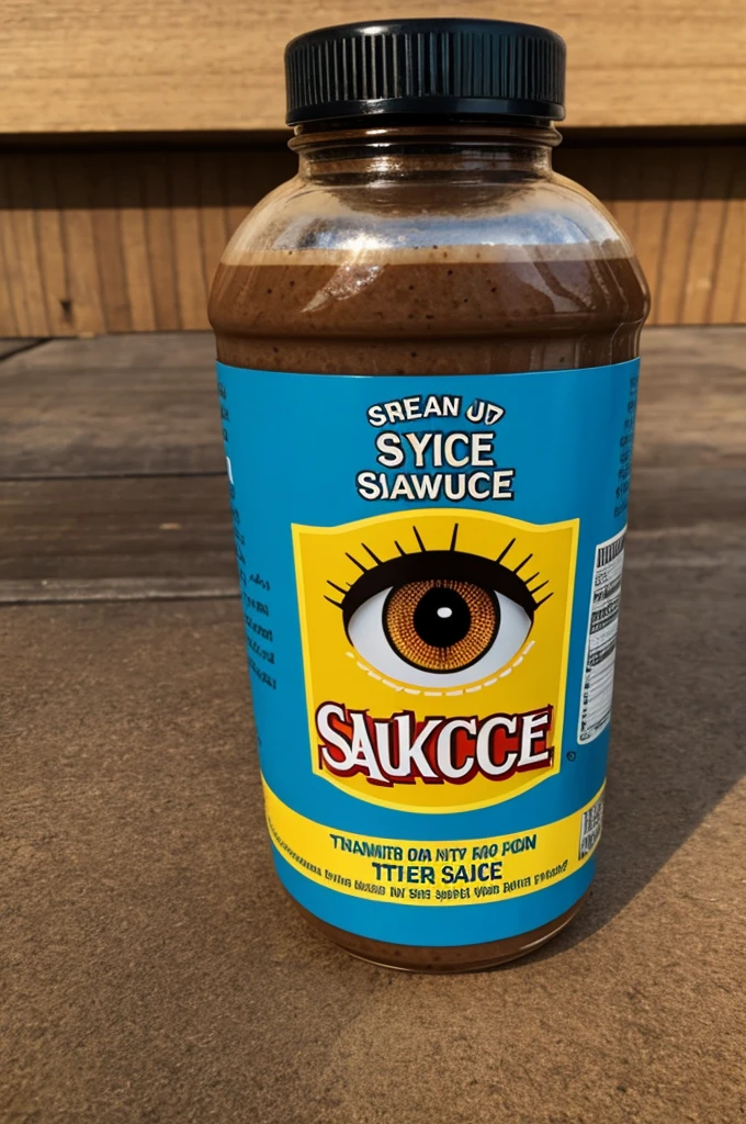 Snack sauce with eyes