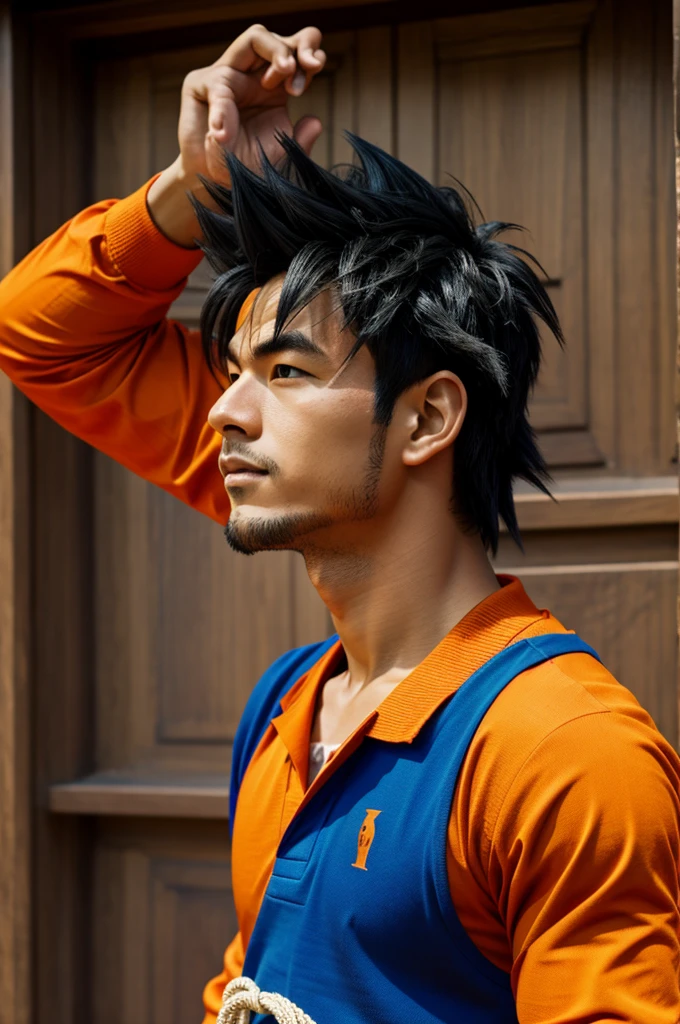 Goku with Peruvian polo