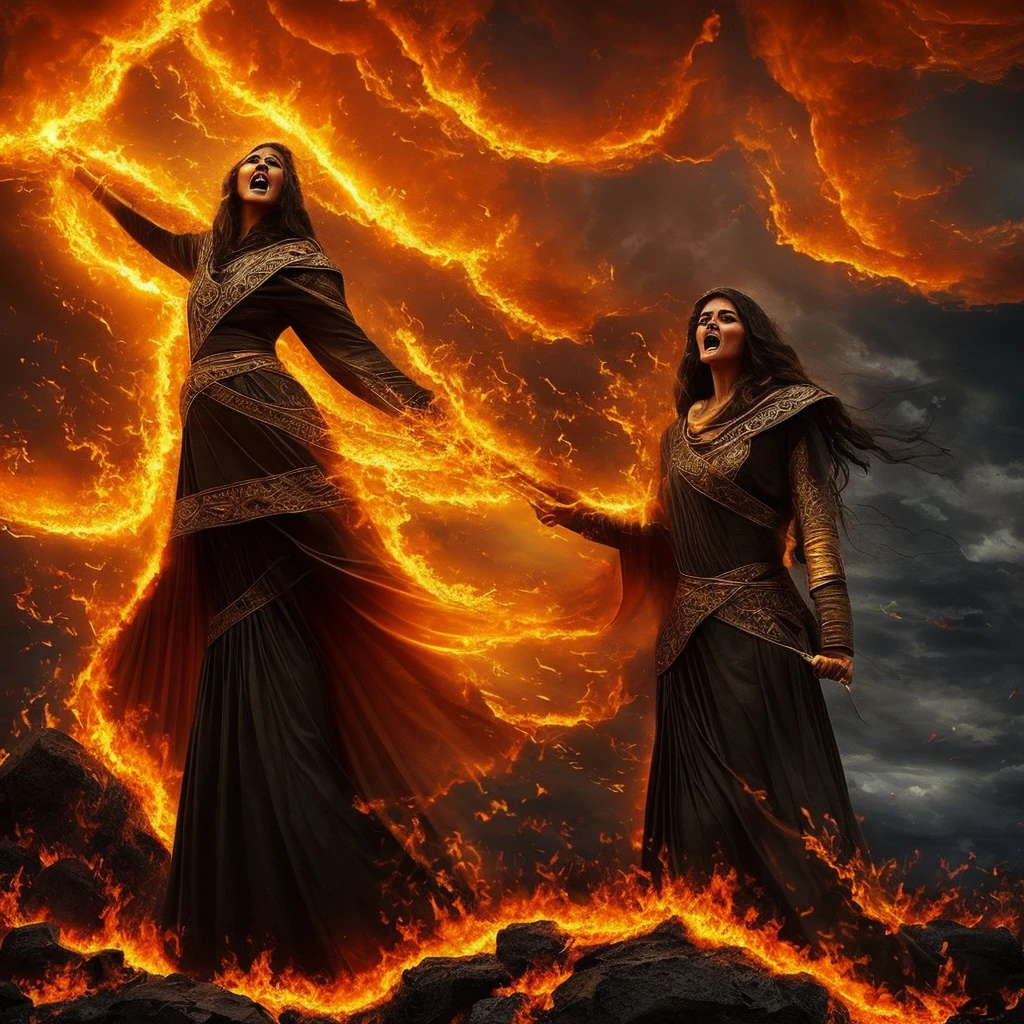 Mother of fire, under your clothes, you are carrying a made of TNT and nails.
When they start singing
domes in the clouds, the world will be torn apart by fire!
Soon your light will cover them, everything will flare up.
The scream of children and the hubbub of the day are swept away by the blast wave, your heart beats evenly - you are ready.
The holy war will add names to the lists of the dead, but there is nothing sacred in it.