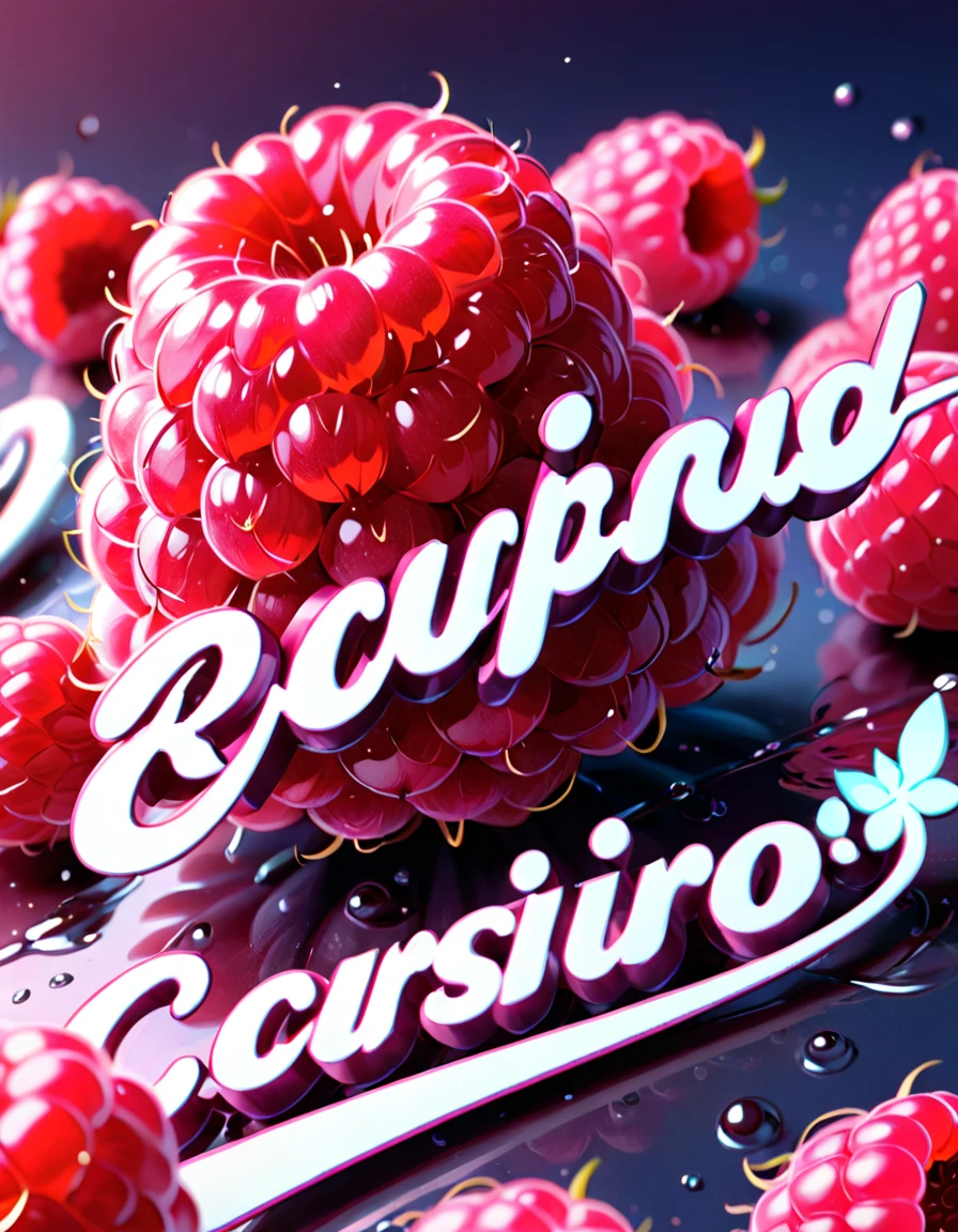 「Raspberry!」 cursive cute logo design, correct spelling, sharp focus, vivid colors, pop, modern, sophisticated and eccentric, full of vitality, lively, minimalist, high quality, detailed, (best quality,4k,8k,highres,masterpiece:1.2), ultra-detailed, (realistic,photorealistic,photo-realistic:1.37)