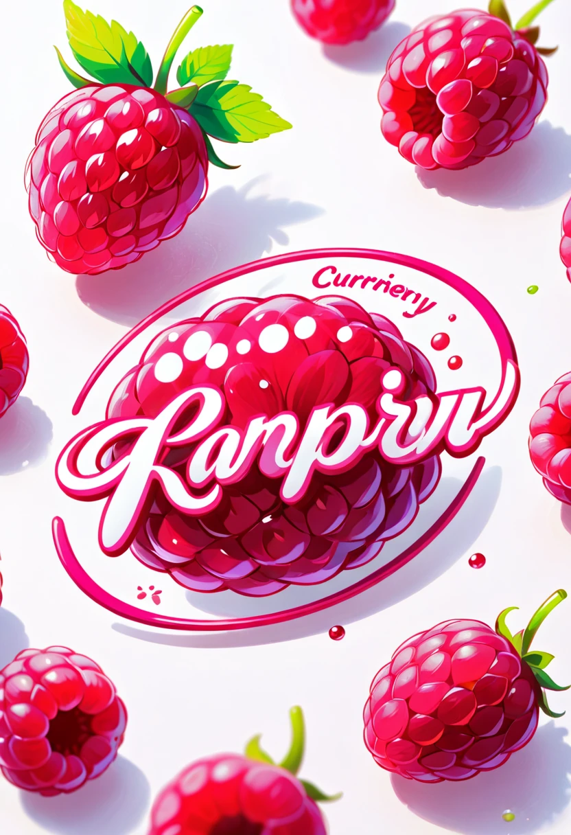 「Raspberry!」 cursive cute logo design, correct spelling, sharp focus, vivid colors, pop, modern, sophisticated and eccentric, full of vitality, lively, minimalist, high quality, detailed, (best quality,4k,8k,highres,masterpiece:1.2), ultra-detailed, (realistic,photorealistic,photo-realistic:1.37)