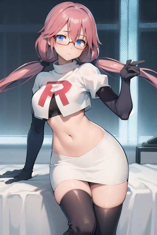 ironmouse, ironmouse, ahoge, medium hair, multicolored hair, pink hair, (purple eyes:1.1), purple hair, sidelocks, streaked hair, swept bangs, two side up, two-tone hair, hair ornament, heart, heart ahoge, heart hair ornament,
BREAK team rocket,team rocket uniform,white skirt,red letter R,crop top,black thigh-highs,black elbow gloves, demon girl, demon horns, demon tail, horns, tail,
BREAK looking at viewer,
BREAK (masterpiece:1.2), best quality, high resolution, unity 8k wallpaper, (illustration:0.8), (beautiful detailed eyes:1.6), extremely detailed face, perfect lighting, extremely detailed CG, (perfect hands, perfect anatomy),