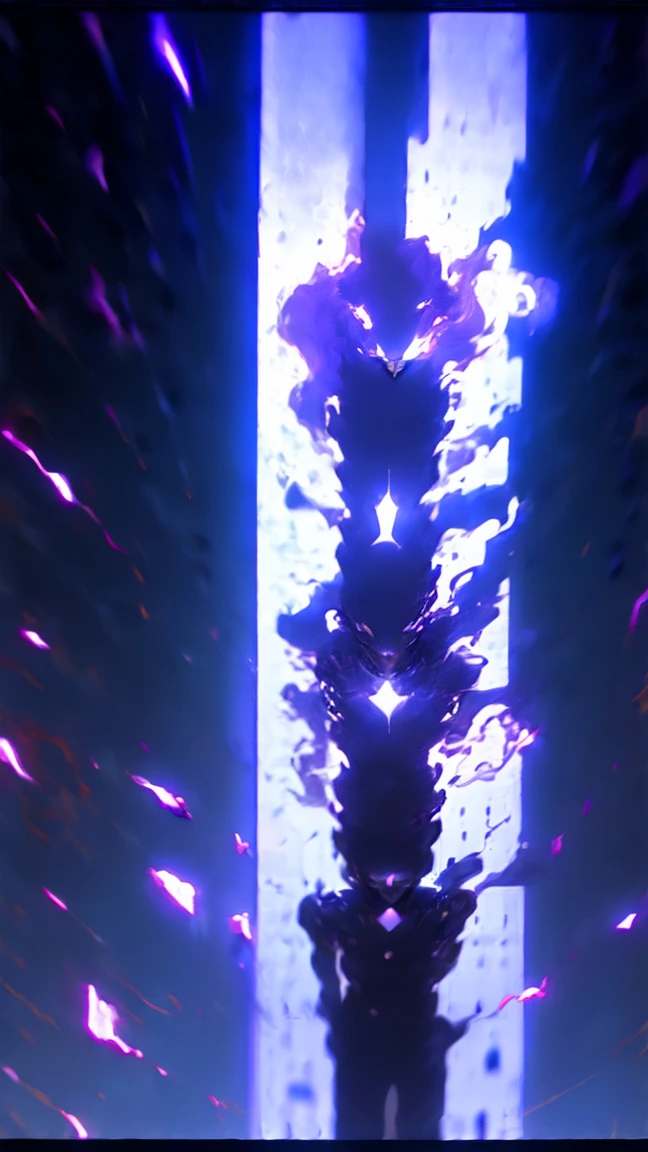 Beautiful cyber girl looking at camera, long purple hair detailed realistic masterpieces dynamic poses