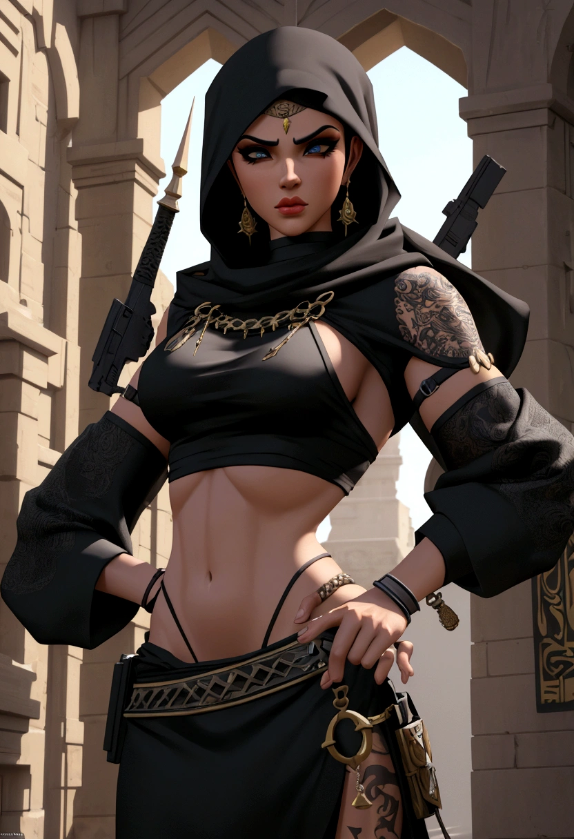 toon arabian thug, daz3d