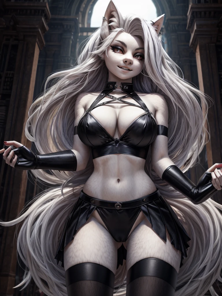 ((best quality)), ((masterpiece)),((detailed)), drow, dark elf slave girl with white hair and blue eyes and very dark skin and anxious face, (((very dark skin))), focus on face, she's eighteen years old, sexy, sensual, long legs, athletic body, well-toned body, skinny body, fullbody, large breasts, skinny thighs, slim, medium hair, long eyelashes, elf ears, medieval town street, medieval people in the back, shackles, metal handcuffs, (((hands tied behind back))), shackled hands, copious sweat on the body, wet body, tears, walking in street, embarrassed, ((anxious and blushing face)), ((metal slave collars with chain leash hold by the viewer)), public humiliation, in slavemarket, slavemarket, frontal, no clothes, no panties, no bra, naked, ((naked woman)), ((nude)), (((arms behind back)))