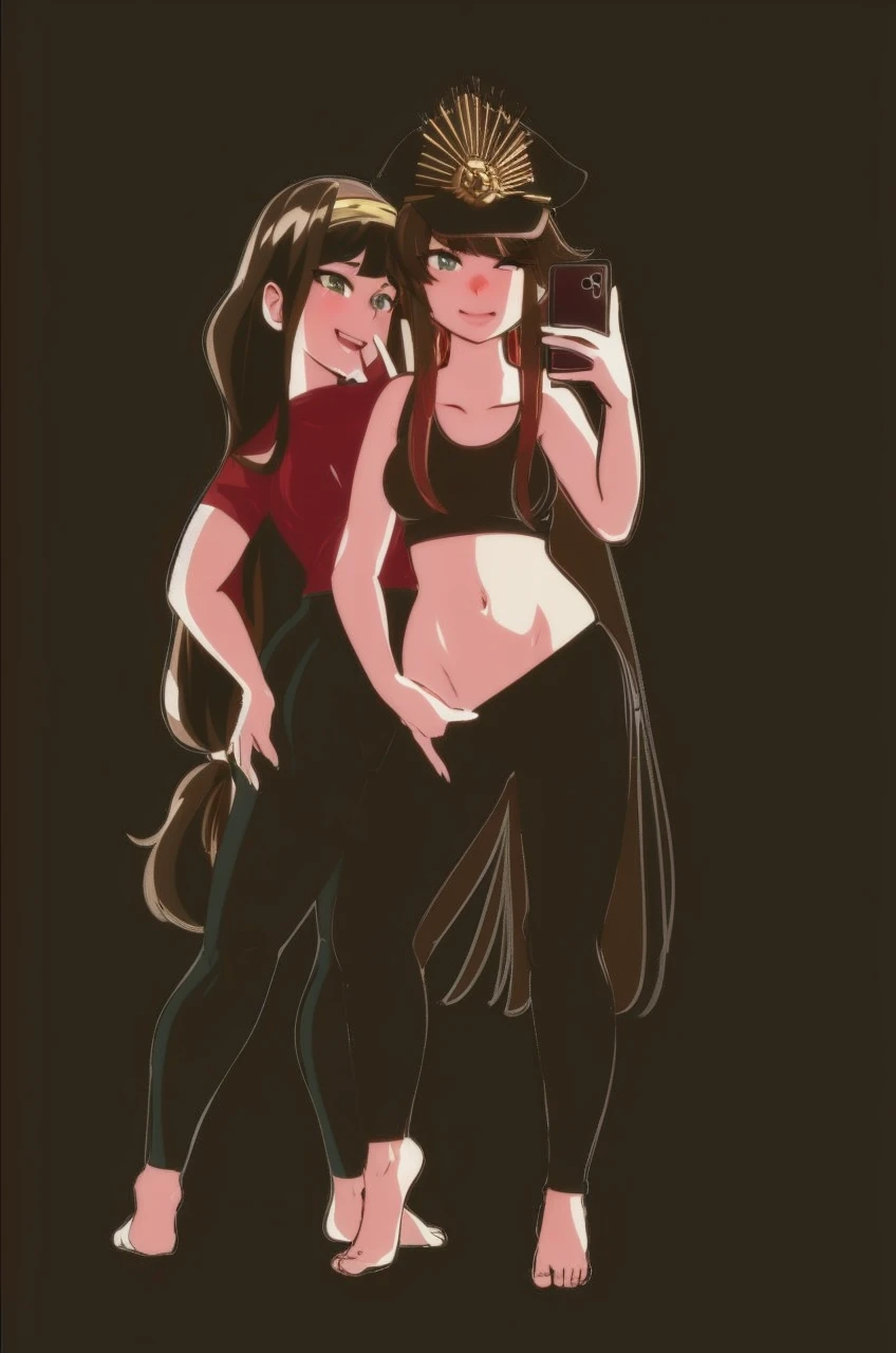 beautiful bodies, athletic body, ssmile, anime styling