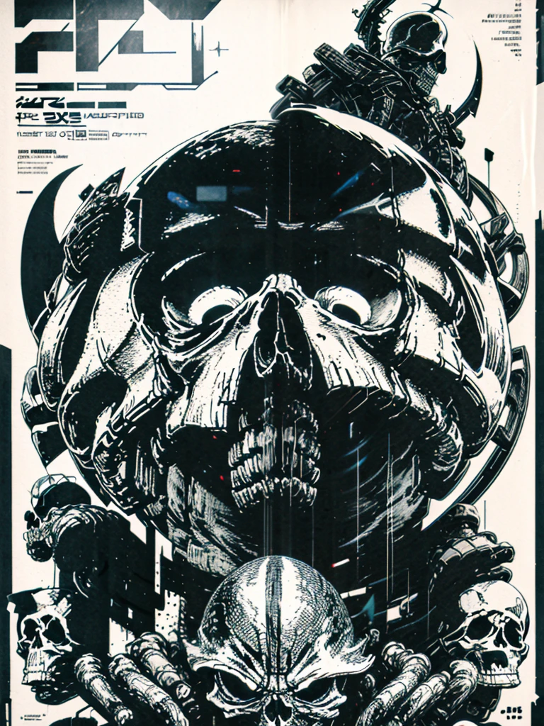 posters, illustration ,skullish, gride, acid ( best qualityer