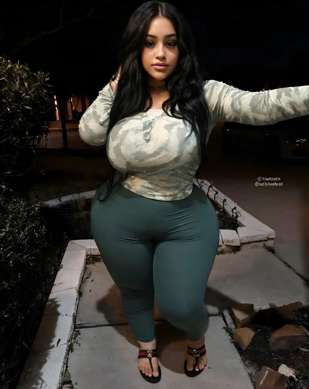 Arabic Woman, beautiful, sexy girl, ultra realistic, young woman, large ass, big bouncy ass, very sexy, Alluring, Tempting, high camera angle, skinny curvy
Egyptian girl, long hair down to waist, eyes closed shut, darker skin, black nail polish, hour glass figure, facing viewer, coal black eye shadow
Pleasure expression, short torso, pleasure facial expression, mouth open wide, dark black eyeliner, mascara, eyelids black, very long shiny straight black hair
Short upper body, Egyptian arab, facing viewer, woman looking up, thick thighs, plump lips, looking down at woman, eyes closed
Big soft ass, Egyptian, beautiful Arabic woman, slender face, amazing cheek bones, curvacious, vuluptuous woman, wide hips, thick voluptous thighs
A round gold pendant necklace
Romantic mansion fireplace background, lanterns, lit by lanterns, campfire lighting
Laying down beside the fireplace on a white fur rug
(Top view: 1.2)
High camera angle pointing downward at the subject
Very long shiny black hair down to waist
Darker skin tone
Long eyelashes
Very long straight shiny black hair down to hips
Wide hips, thin waist and fat thighs
Wide hips, thin waist, a fat round ass with cellulite, fat thighs
(Very short and curvy woman, very very short woman
Make woman 150 cm, 5ft tall)
Make womans stomach shorter in length, short abdomen
38 GG droopy breasts: 1.3
Short curvy cellulite body
(Very big natural sagging breasts, soft cellulite)
Plus size woman is very short in height and curvy
HEIGHT OF WOMAN IS 150CM, VERY SHORT IN HEIGHT
Very curvy hour glass shape, short and curvy, short legs, short abdomen and stomach
Very short woman
(gigantic breasts, large breasts, huge breasts:1.3)
Plus size woman, abit of cellulite all over body
Perfect cheek bones, sunken cheeks
Huge gigantic ass and wide hips
Soft and squishy breasts
Beautiful face, model look, plump full lips
Wearing a black choker
150 cm tall, woman is very short and curvy