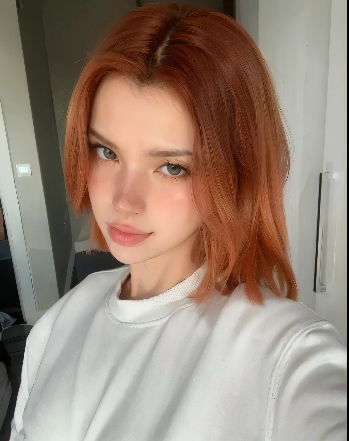 Red hair beautiful and sexy girl