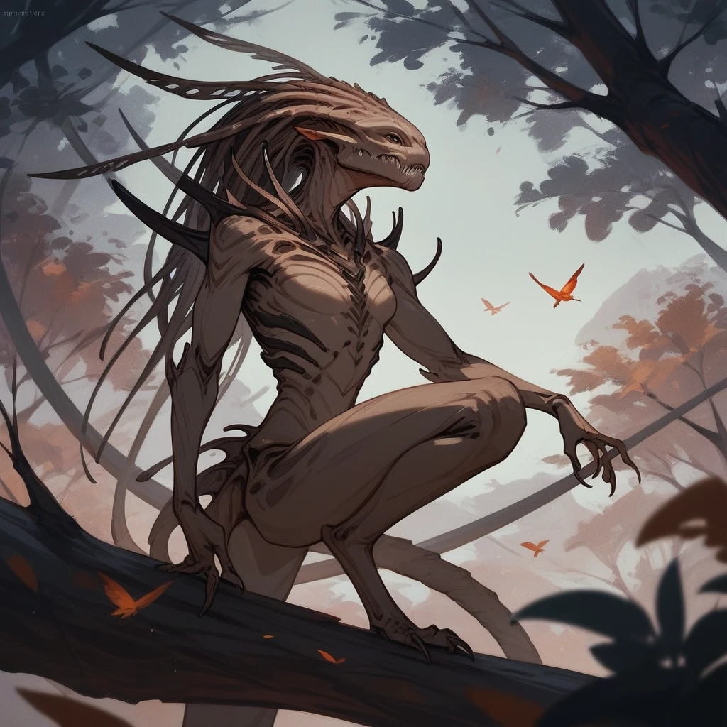 brown aesthetic art style, alien tree, safe for work (score_9,score_8_up,score_7_up,score_6_up,score_5_up,score_4_up)