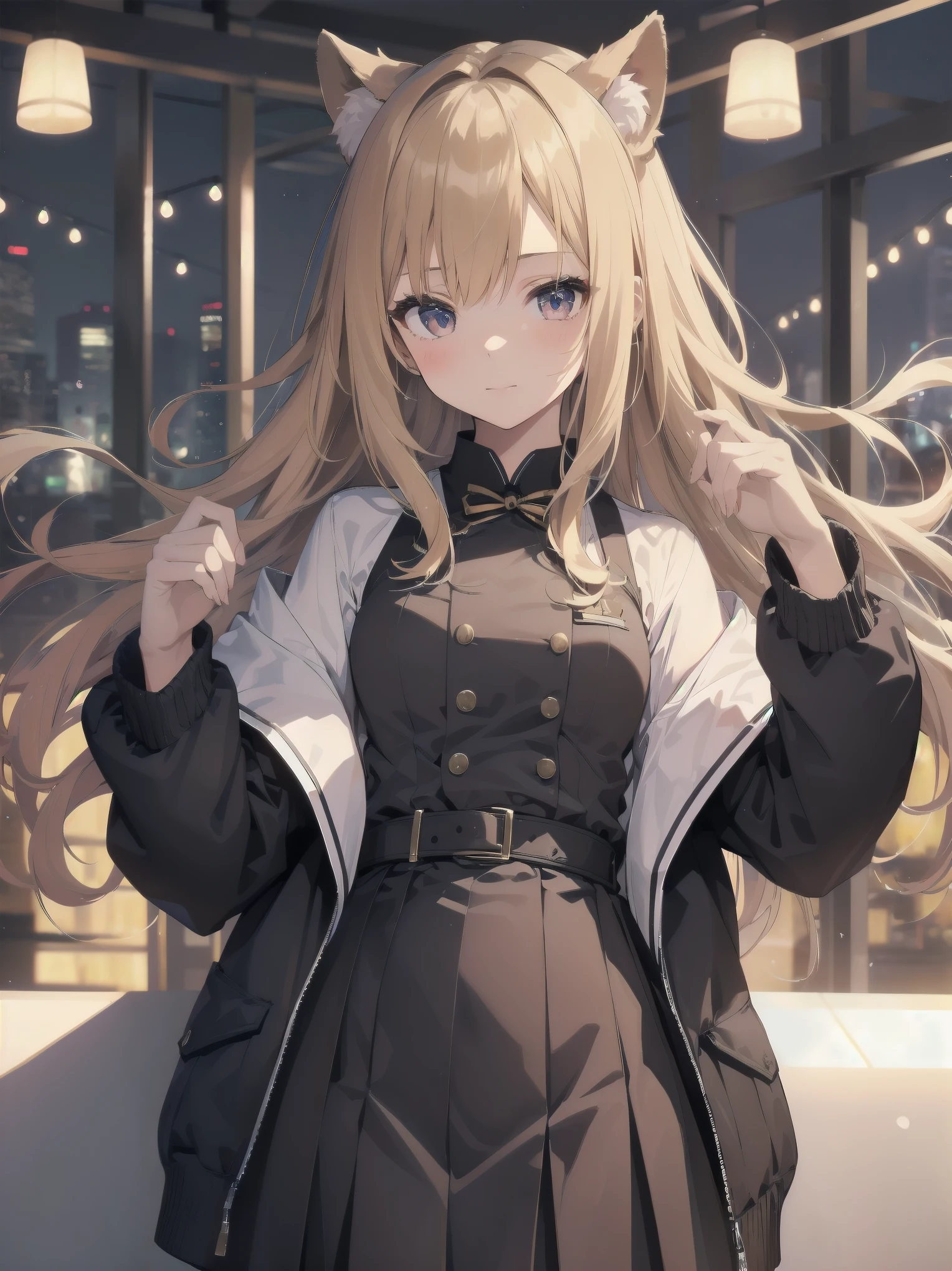 Masterpiece of detail, top quality, 1 girl, 独奏, Enhanced Dynamic Perspective,Cute PosesJk,Brand JK uniform