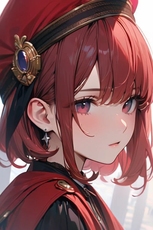 ((Best quality)), ((masterpiece)), (detailed), The red hat