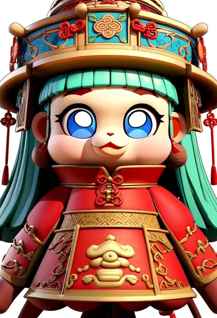 Cute monkey toy,Monkey Culture and Creativity,Chinese Forbidden City Elements,Traditional Culture,3D Style,Brilliant colors,Fine texture