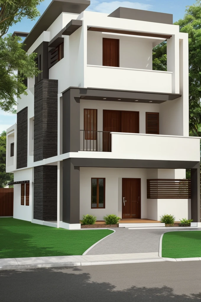 20 Front design of  house