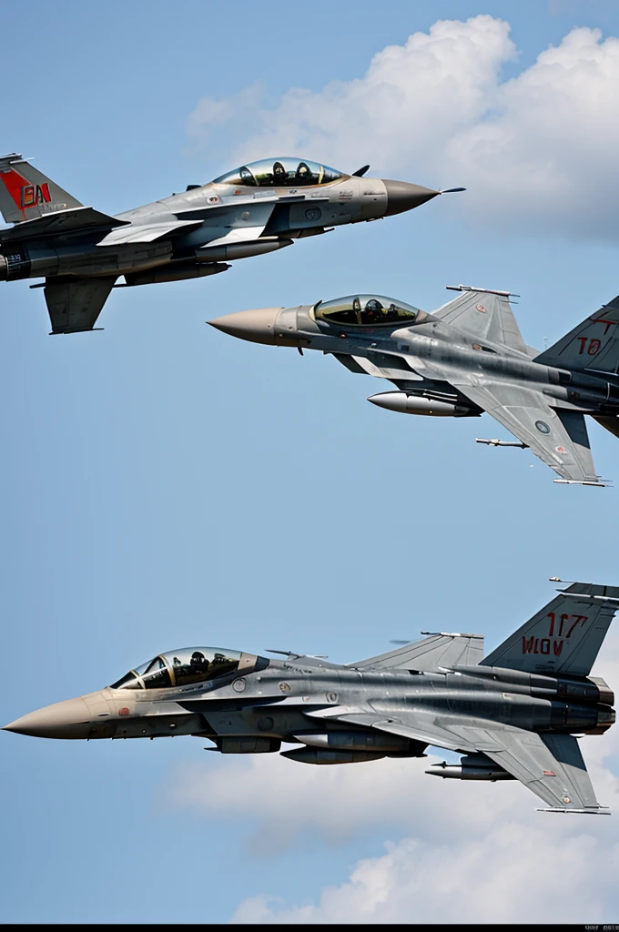 F16 dogfighting a Mig 29