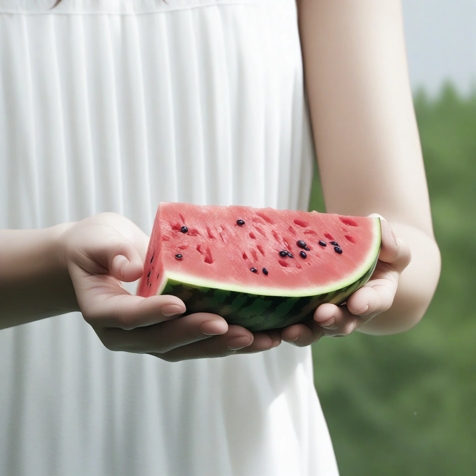 A piece of watermelon