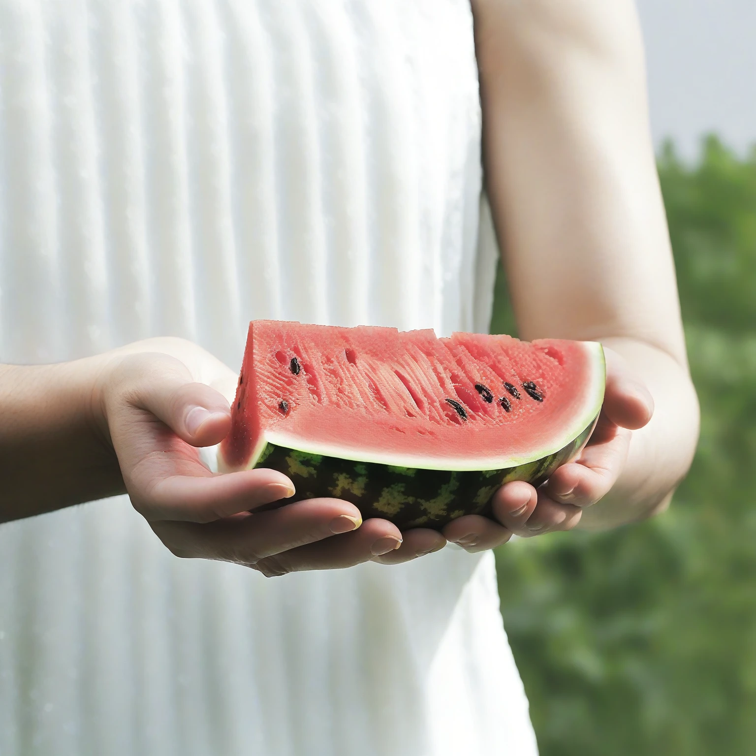 A piece of watermelon