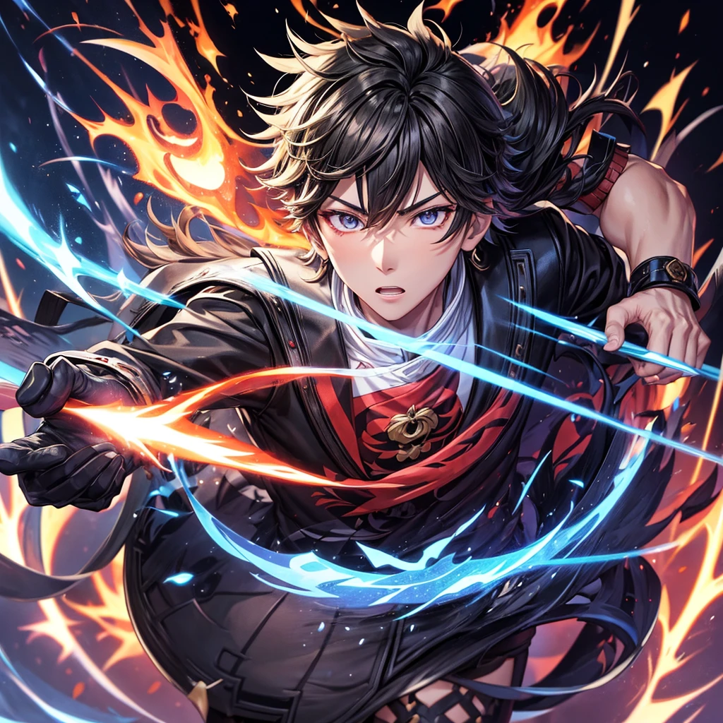Xbalanque genshin impact natlan boy hoyoverse black pyro