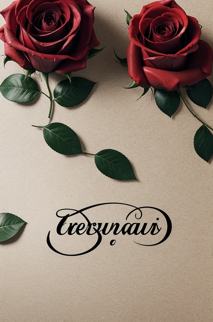 Create a logo with eternal roses
