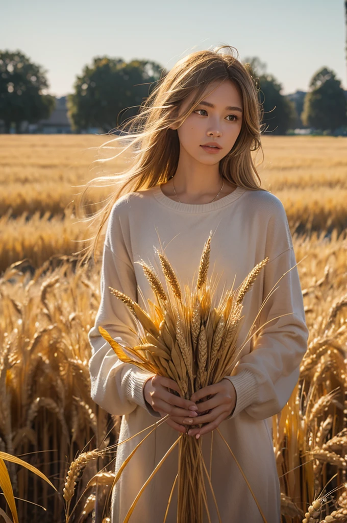 Golden ears of wheat