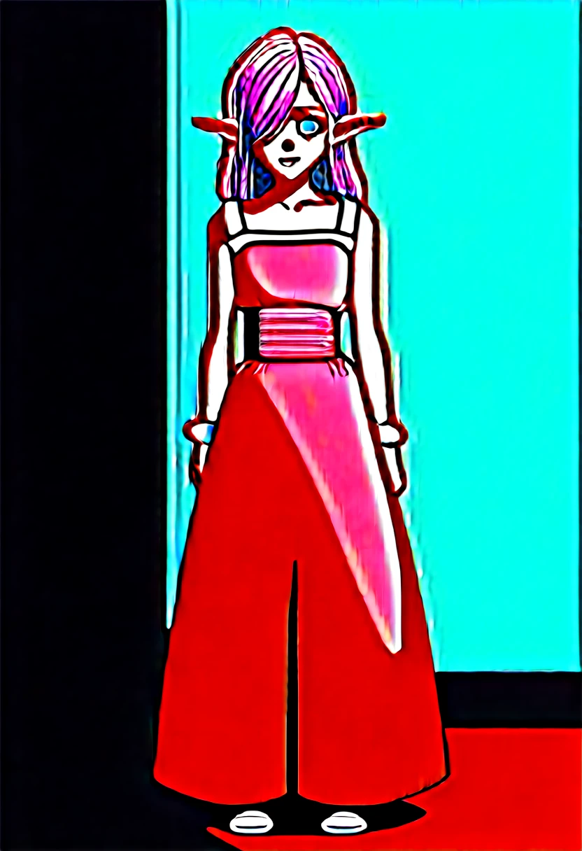 a girl with pale skin, short stature, very long wavy silver hair covering one eye, small breasts, pouty lips, and bright blue anime-style eyes with long lashes, wearing a corset, white puffy long sleeved shirt, and puffy cloth pants, leather bound boots, set in a windy fantasy landscape, (best quality,4k,8k,highres,masterpiece:1.2),ultra-detailed, dungeons and dragons, long elf ears, small girl, detailed skin and cloth textures, cute detailed face, intricate details, extremely detailed, 1girl, dynamic pose with hair covering one eye, shy personality, puffy cloth pants with leather belt, detailed privateer outfit, detailed buccaneer outfit, pouch on belt, wearing ornate leather armor with fur trim, silver inlay detail, wearing fur trimmed boots, wearing fur trimmed gloves, short, short height, halfing girl, small girl, very long detailed flowing hair, big head, big round eyes, windy, wind blown hair, wirey muscles, fighter