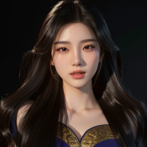 ภาพระยะใกล้ของผู้หญิงlong hairสวมชุดสีแดง, realistic. Cheng Yi, beautiful realistic face, การเรนเดอร์แนวตั้ง 8K, realistic beautiful face, 3 d anime realistic, photorealistic beautiful face, beautiful and realistic faces, realistic anime 3 d style, Cute young Korean face, Soft portrait 8 k, beautiful and realistic face, Inspiration from Yan Juncheng Araffe woman, ผู้หญิงlong hairชาวเอเชียตะวันออกเฉียงใต้ที่มีใบหน้ากลม,  Large bust measures 38 inches., Warm light, morning sun,  long hair,black eyes,abdominal muscles, The body is beautiful and strong., thick hips, rounded chest, (digital painting, HDR, high contrast), 3d, 8K, 45,000,000 pixcls,Asian girl, Gorgeous Chinese model, Japanese model, beautiful asian woman, Japanese goddess, beautiful female model, jaw-dropping beauty, Attractive face and body