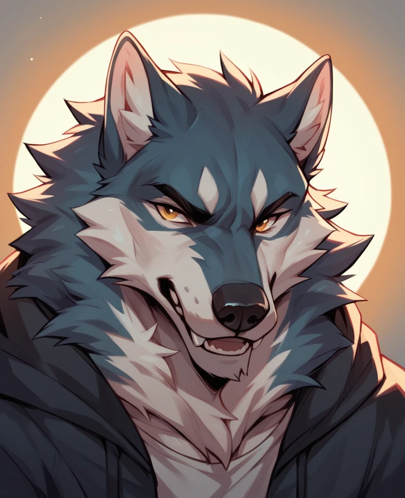 wolf in the night