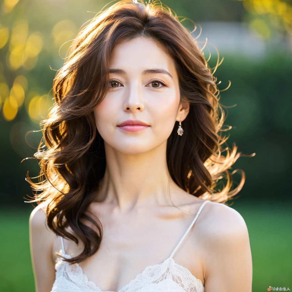 Beautiful mature woman with beautiful wavy long hair, Sexy Mature, Ultra-high resolution,(Realistic:1.4), ((Highest quality)), ((masterpiece)), (be familiar with),