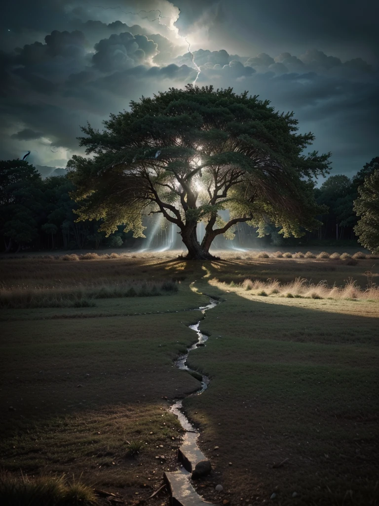 Celestial Tree, big tree, paisaje, panorama, Sky Heaven, naturey, palmtrees, Cedars, forst, Rivers of water, Thunder Light, Detailed Realistic FullHD Fotorrealism, Majestic, comely, fire, villany, Thunders, Sky Thunders, Stars, photorrealistic 6K, UltraHD Detailed, detailed colors 8K, Elegant beauty, floor, stele, lightning strikes, heavens, Divine Sky, tempest, Towards the heavens, heavenly, Godlike, photorrealistic, Rendering, 4K, 8K, detailed textures, detailed shadows, padoru, detailed colors, Gods Sky, UltraHD 16K Details, 16K photorealistic textures, detailed sharpness 16K, detailed sharpness, detailed colors, realistic shadows, Ultra realistic textures, High Power, Natural Beauty, natural colors, realistic contrast, Texturas photorrealistics, detailed colors, lifelike colors, detailed shadows, Textuta photorrealistic FullHD, Sombras photorrealistics 8K, HD photorrealistic, 8K Ultra Realistic Details, Cor photorrealistic 4K, FullHD Detailed Lights, Texturas Detalhadas photorrealistics 8K, Nitidez photorrealistic, villany, detailed 4k, ultra detaild, contraste realista de 8K, detailed sharpness, cores Ultra HD, chic,