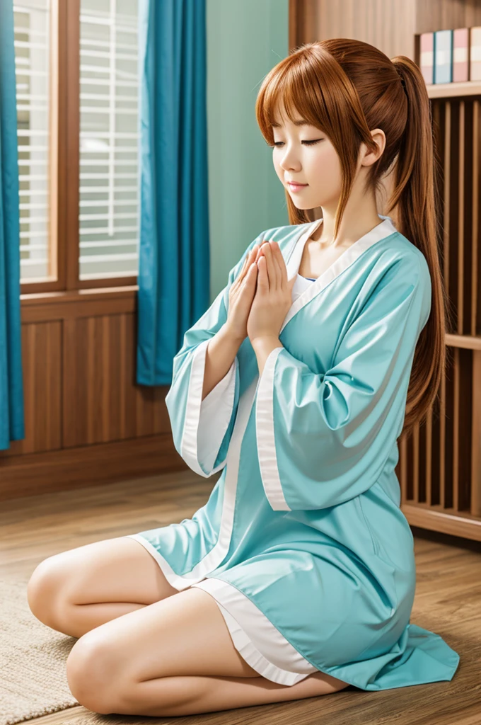 Healing by praying anime